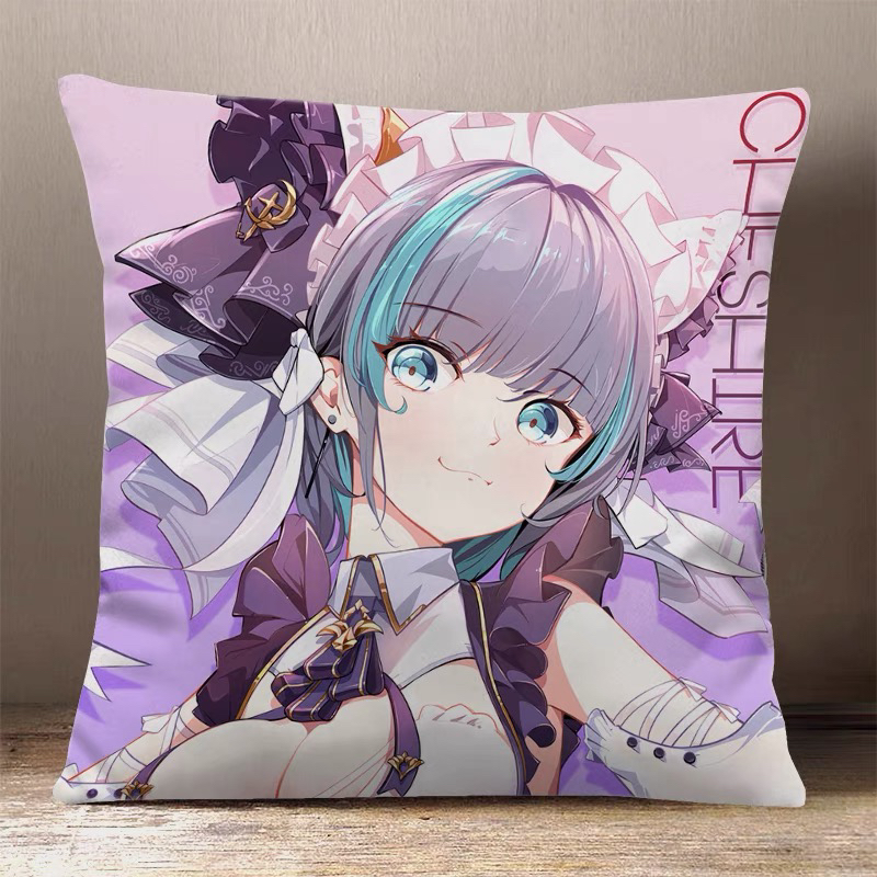 碧蓝航线抱枕柴郡皮肤夜上海音乐绚烂CaitSith表情包靠垫定制周边