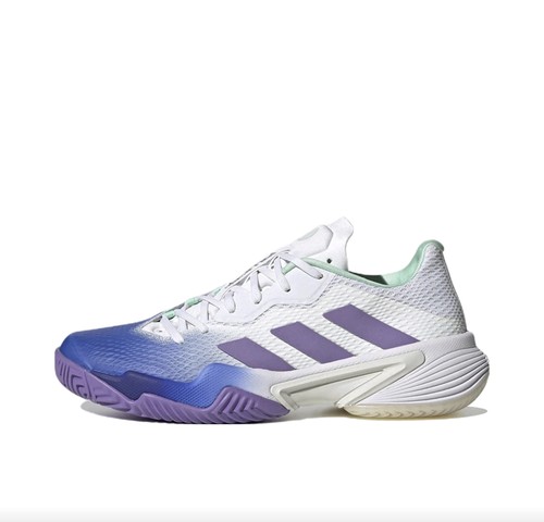 adidas Barricade 低帮 网球鞋 女款 白蓝紫HP7417温州YS仓