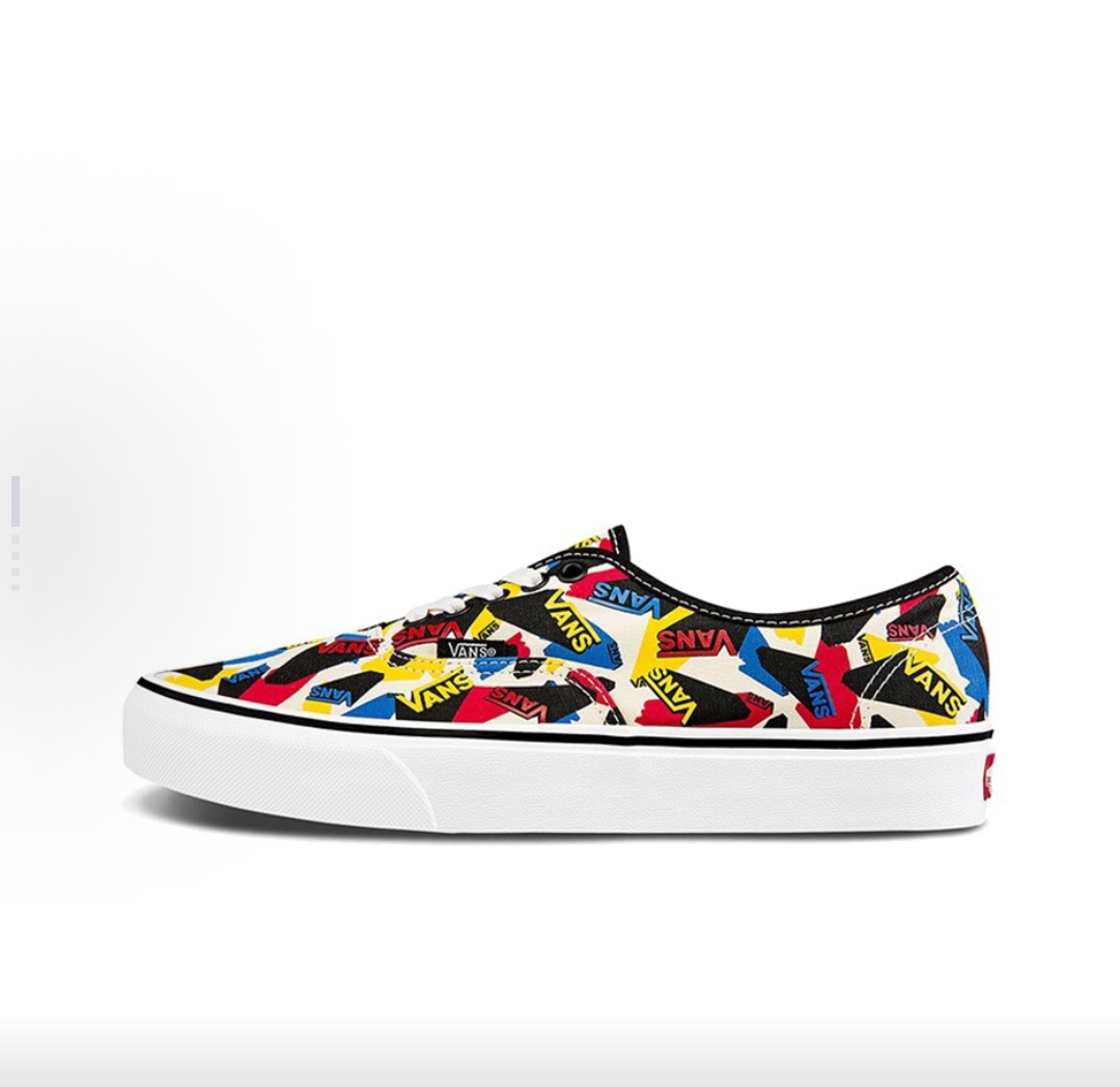 Vans 帆布 时尚 耐磨轻便透气 低帮 板鞋 男女同款 彩色江西TT仓