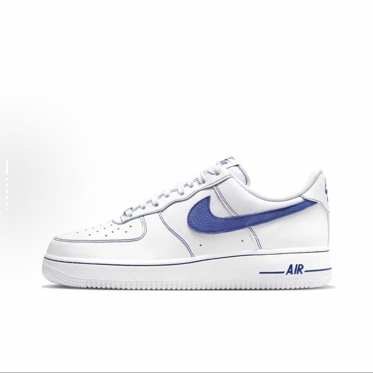 NikeAirForce1Low防滑耐磨低帮板鞋男款白蓝色HQ2037-100福建CQ仓