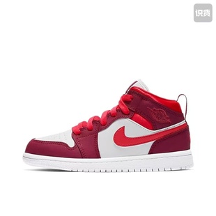 661Mid中帮儿童篮球鞋 640737 浆果粉中小童河南LL仓 Jordan1 Air