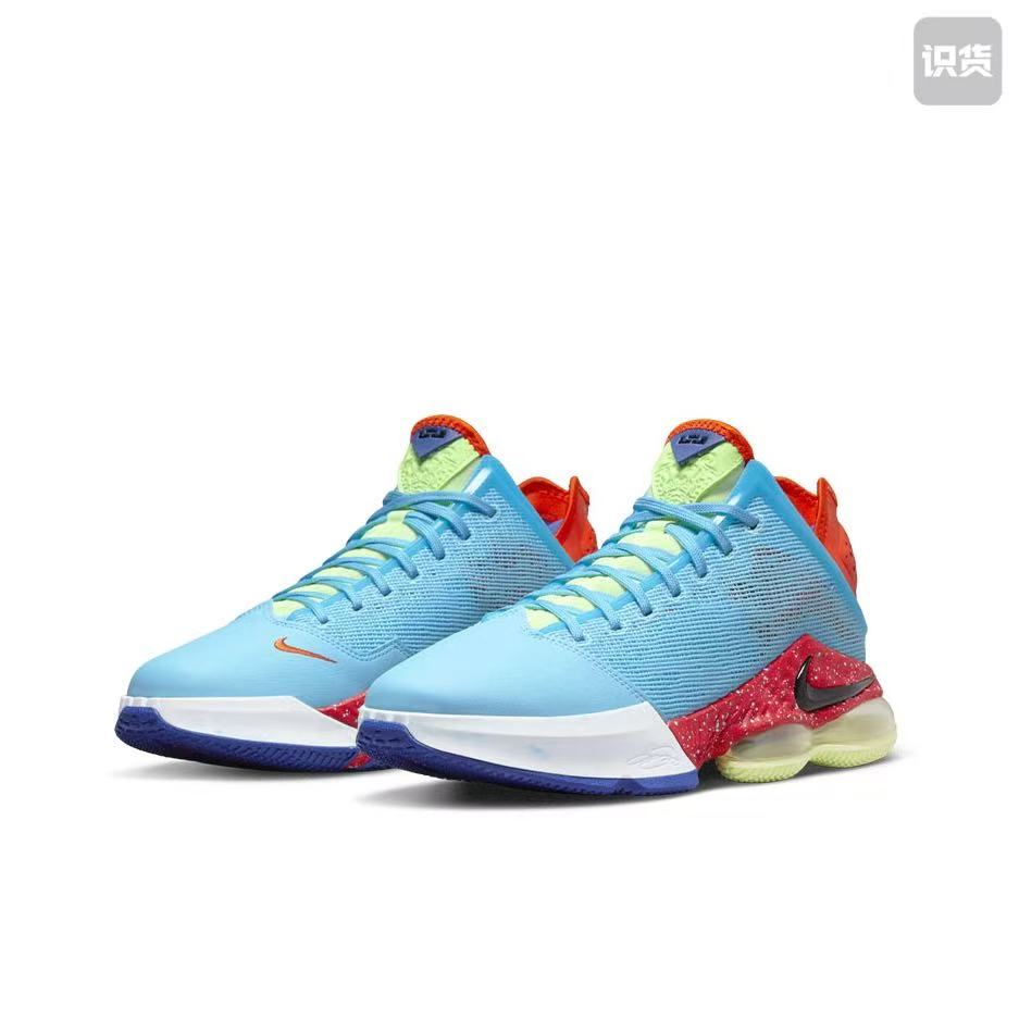 Nike DO9828-400詹姆斯19减震防滑耐磨低帮篮球鞋蓝红河南LL仓