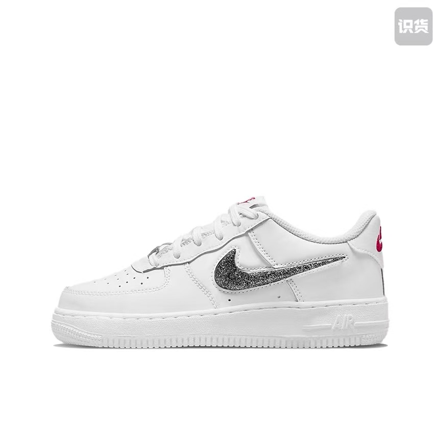 Nike AirForce1 DC9651-100防滑耐磨平衡低帮板鞋白银色河南LL仓