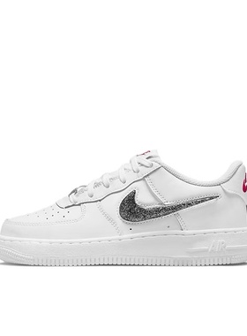Nike AirForce1 DC9651-100防滑耐磨平衡低帮板鞋白银色河南LL仓