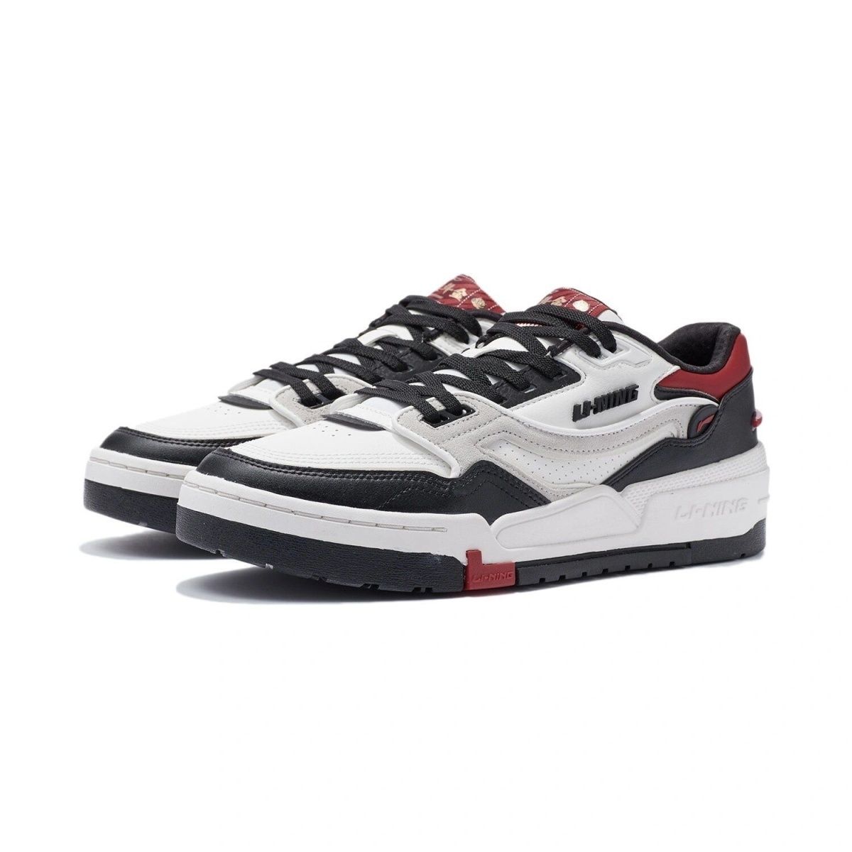 LiNing李宁001BTC合成革防滑减震耐磨板鞋AGCS023-3广东MM仓