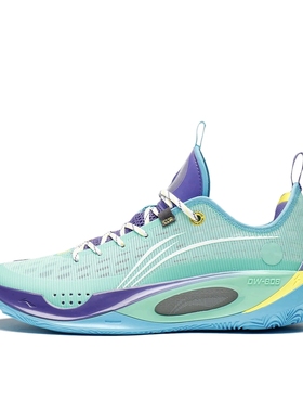 LiNing李宁 韦德之道冷血低帮篮球鞋男款冰绿色ABPS037-6江苏DL仓