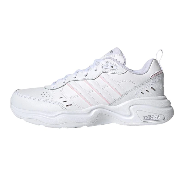 adidas neo Strutter 防滑耐磨  女款/白色/淡粉FY8492嘉兴顺丰仓
