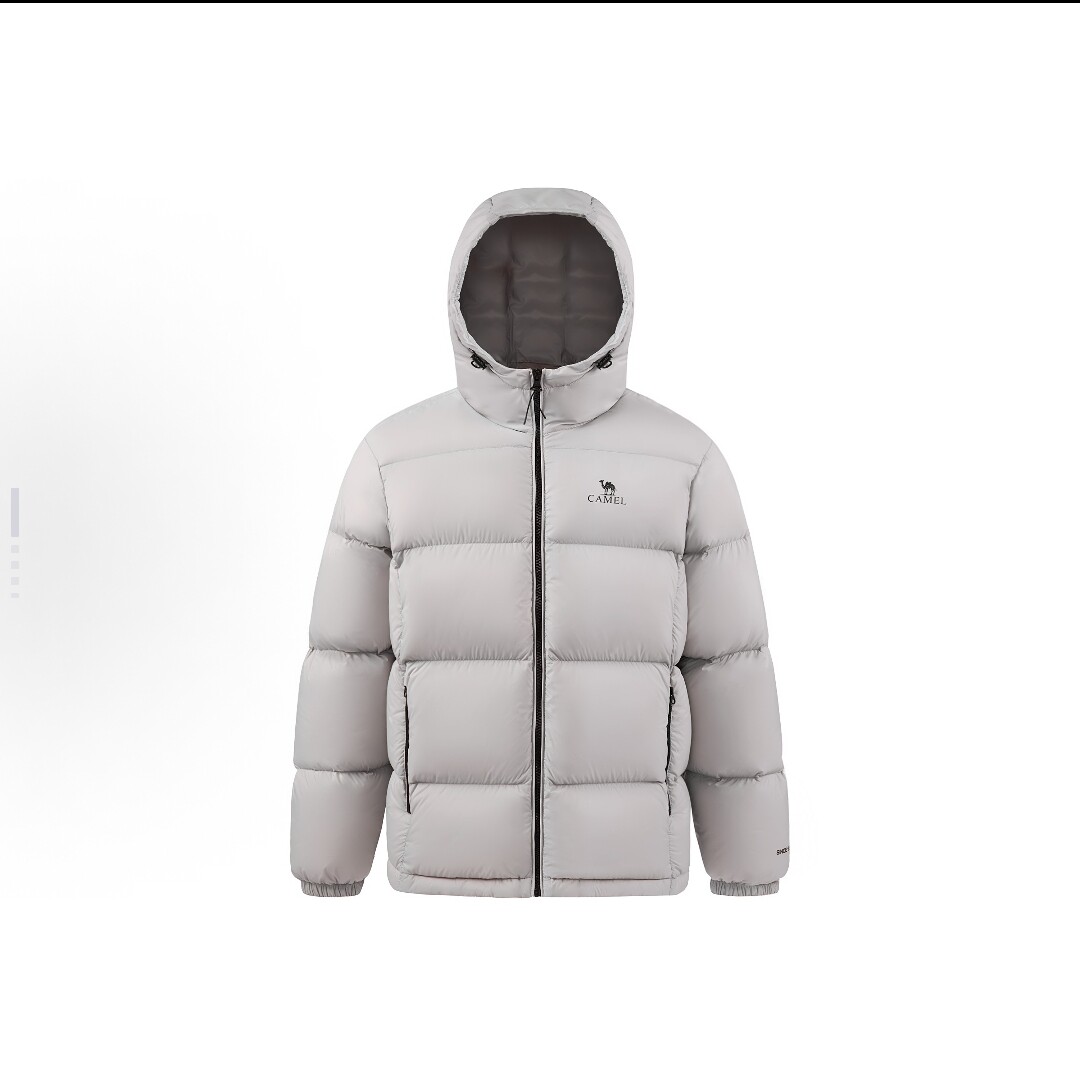 Camel/骆驼 黑钻系列拒水三防轻户外羽绒服 M34CR07674 山东d仓