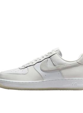 Nike Air Force 1 FN5832-100绒面革low低帮板鞋男款白米河南LL仓