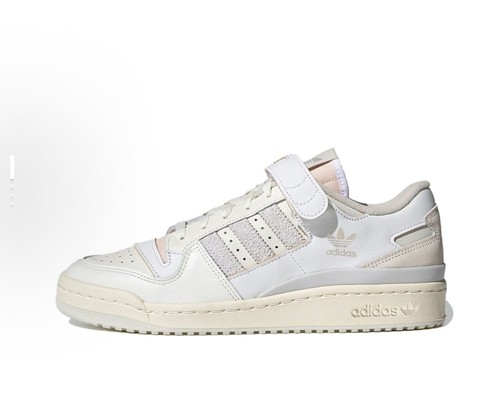 adidas 合成革 低帮 板鞋 男女同款 白灰FY4577温州JYH仓