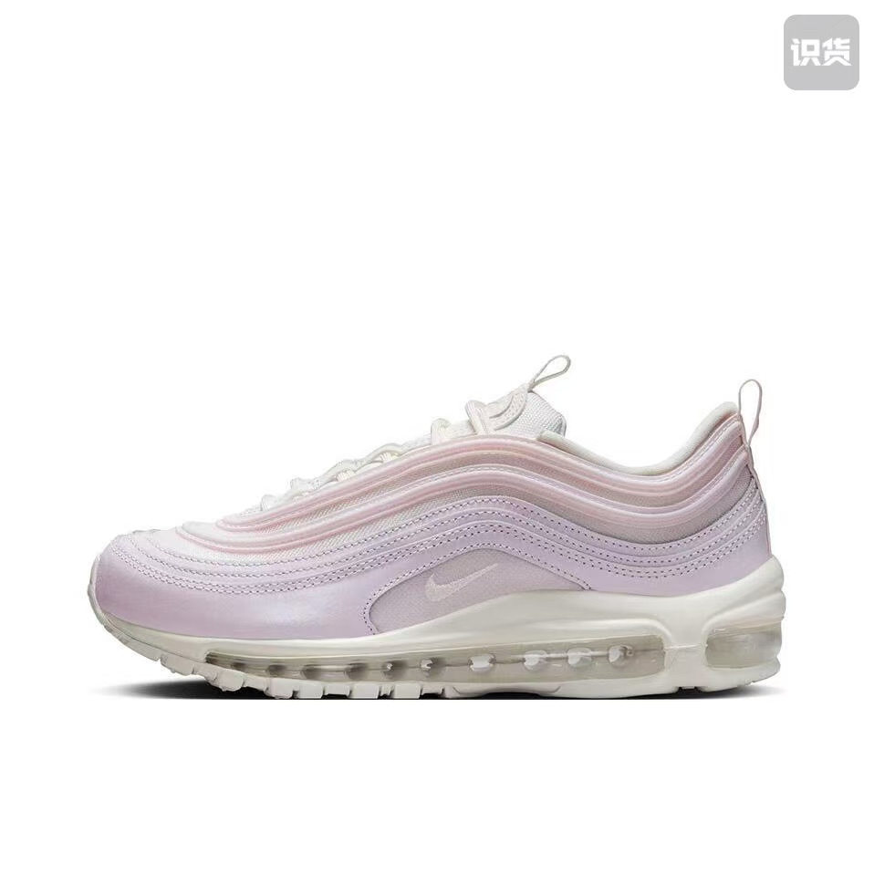 Nike Air Max 97 DX0137-600耐磨低帮生活休闲鞋女款粉白河南LL仓