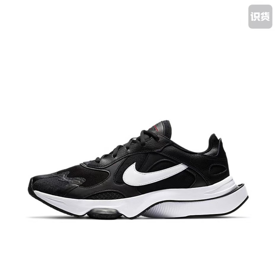 Nike AirZoom CK2946-003舒适减震防滑低帮跑步鞋男黑白河南LL仓