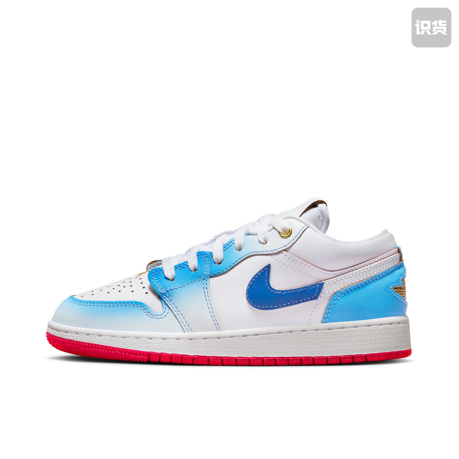 Jordan AirJordan1 FN8895-141百搭耐磨低帮篮球鞋白蓝河南LL仓