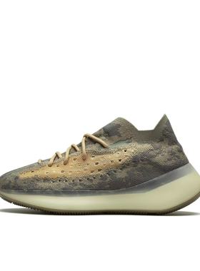 adidas FX9764棕mist织物运动圆头低帮生活休闲鞋灰色河南LL仓