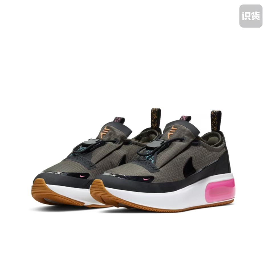 Nike AirMax BQ9665-301运动减震低帮气垫跑步鞋女款白粉河南LL仓