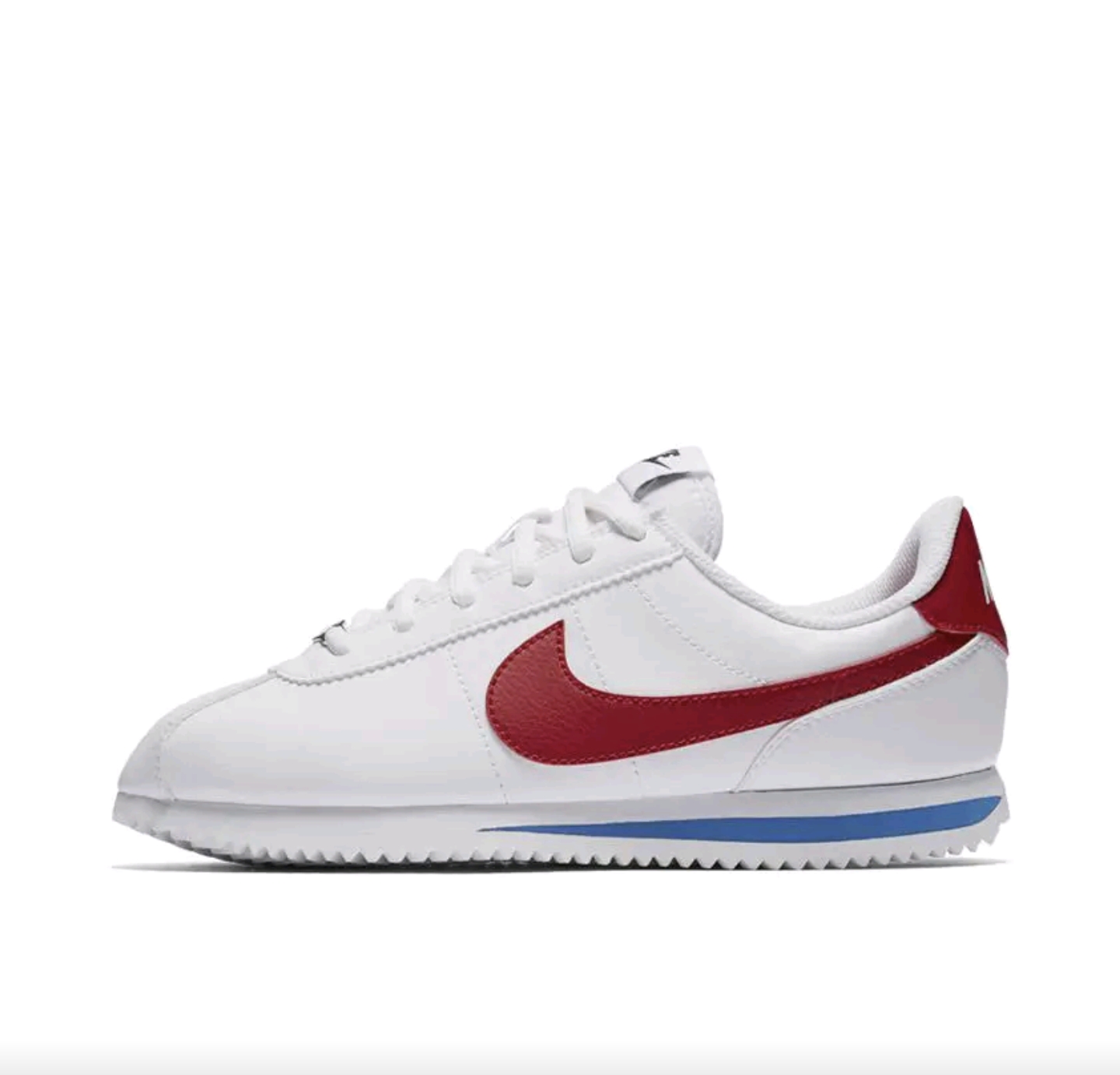 Nike Cortez Basic  舒适 低帮跑步鞋 白红904764-103上海仓