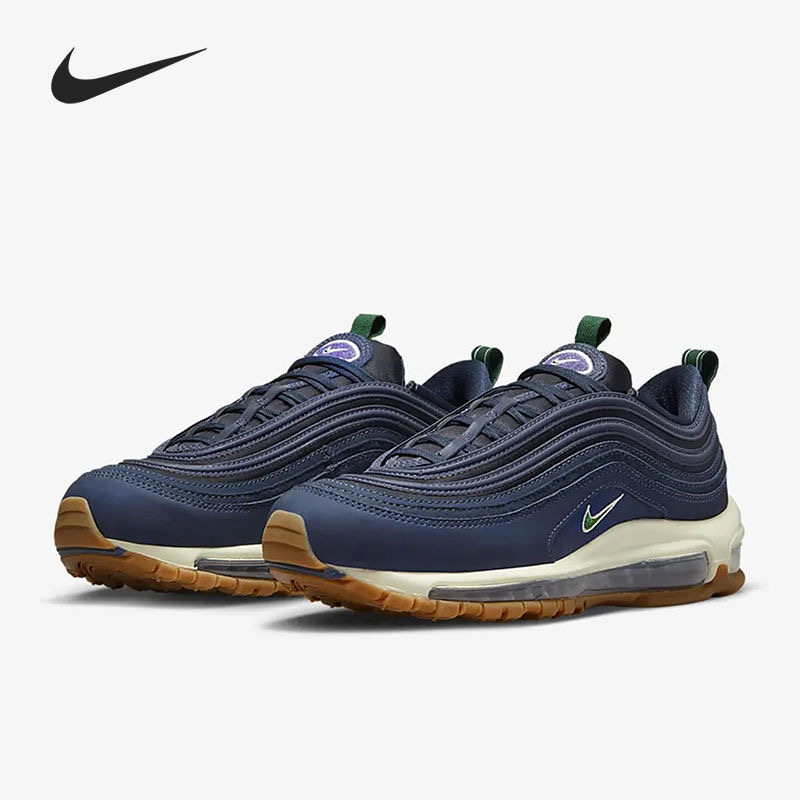 Nike Air Max 97 QS 休闲跑步鞋 女款 蓝色DR9774-400温州PM仓