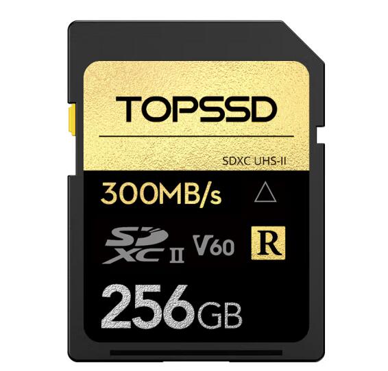 天硕TOPSSD 300MB\/s UHS-II双芯极速SD卡金钻套128/256GB存储卡图片