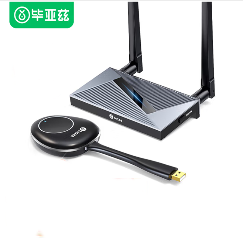 毕亚兹 企业级USB无线投屏器同屏器 电脑手机平板电视HDMI R90