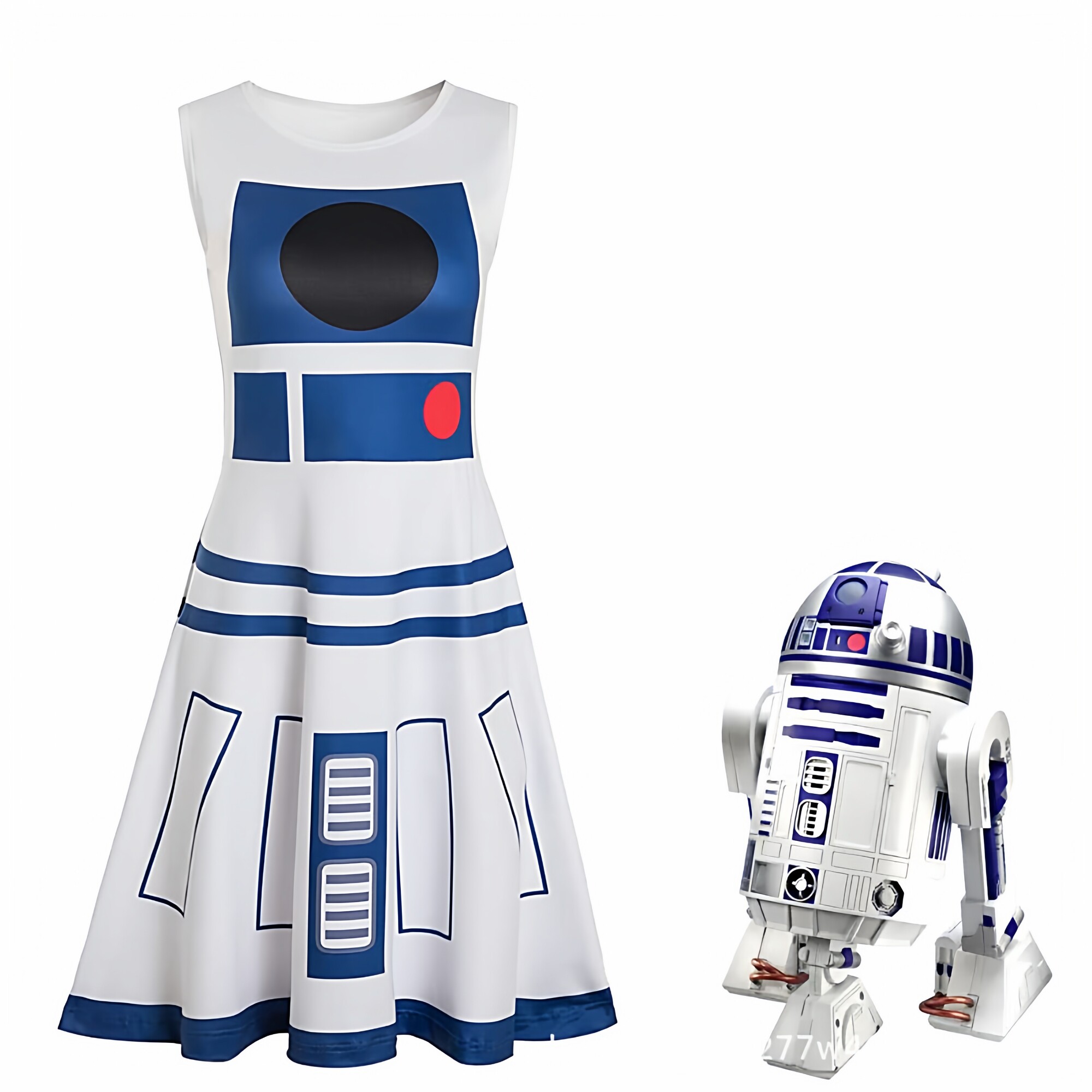 星球大战R2-D2拟人cosplay服装