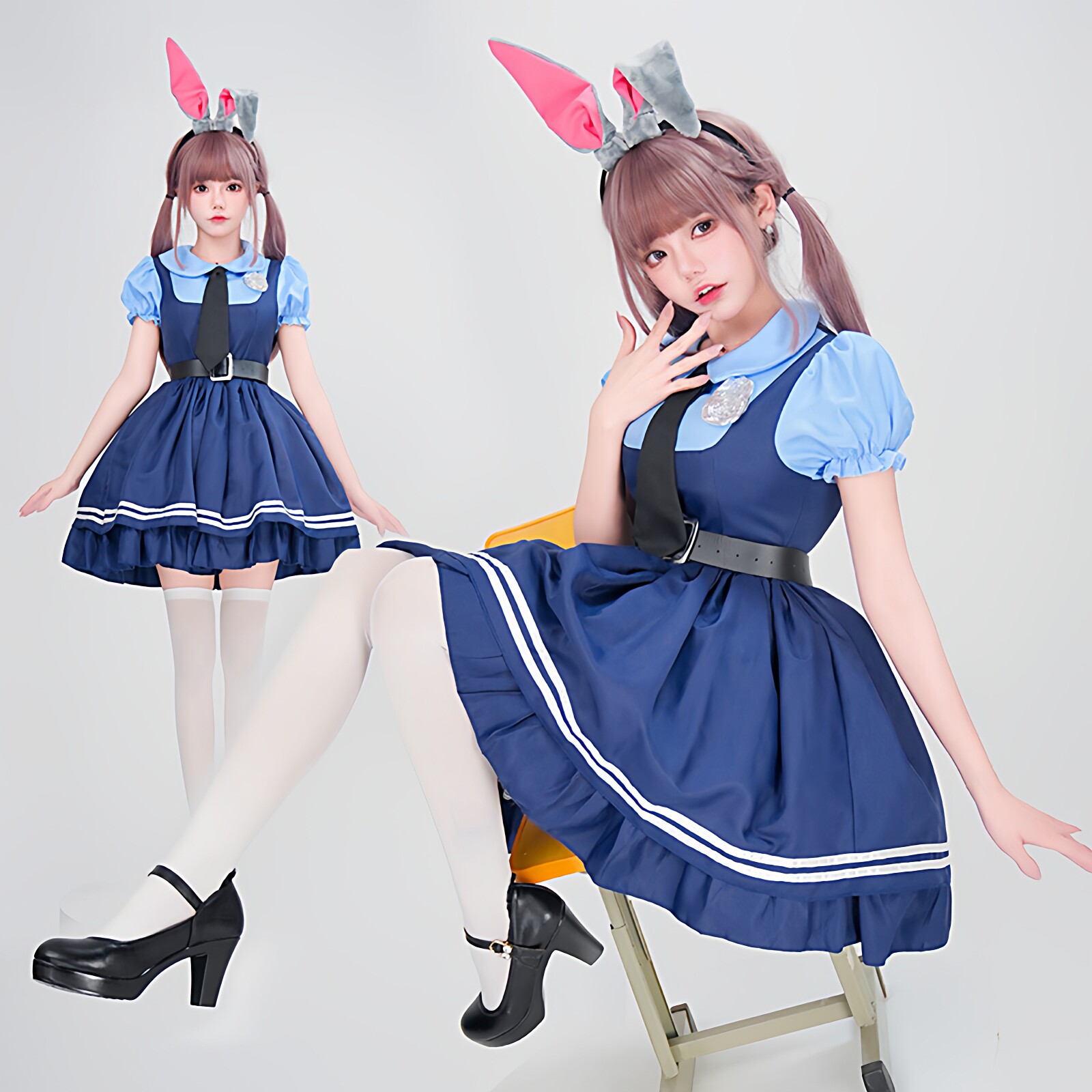疯狂动物城朱迪兔警官cos服