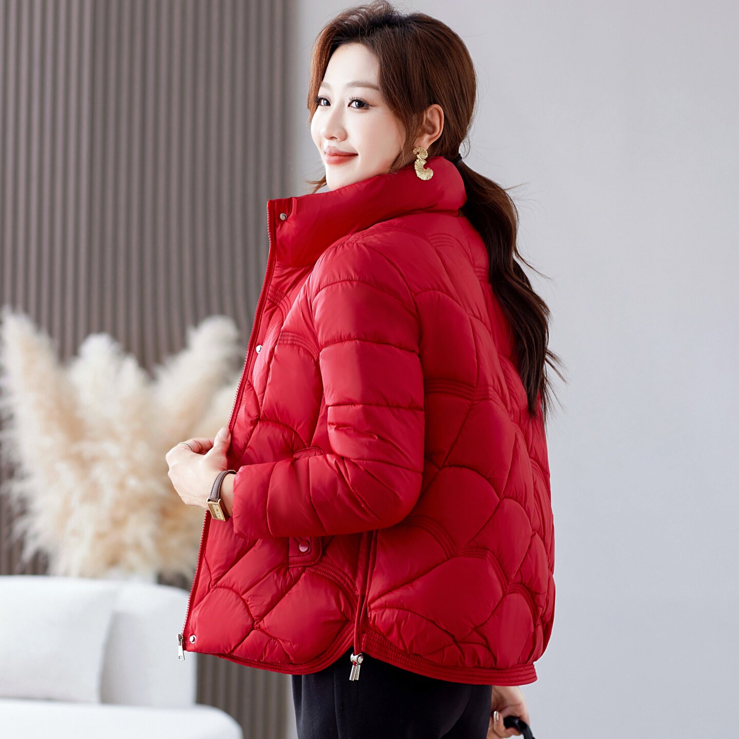 立领防寒韩版保暖2025冬季棉衣