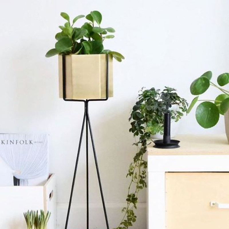 卧室落地单个放花盆的架子客厅室内铁艺置物架花店花架阳台小花架|ruв категории жилой мебели, рама тип, цветок/несколько - от Buy2taobao.com для оказания профессиональной услуги покупки агента Taobao