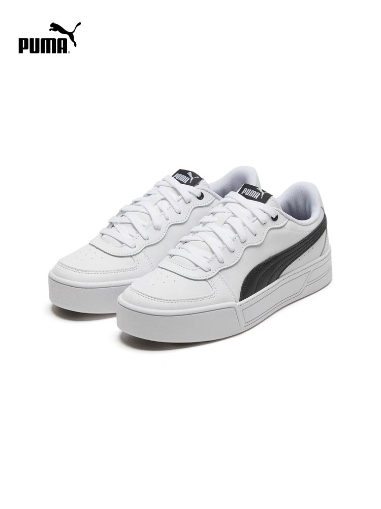 增高厚底小白鞋女PUMA彪马网球风休闲板鞋SKYE374764