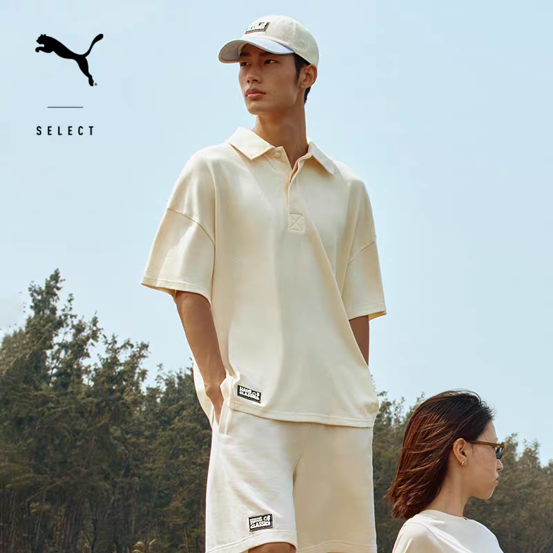 彩色休闲短袖T恤POLO衫男女PUMA彪马官方夏季翻领运动上衣 631557