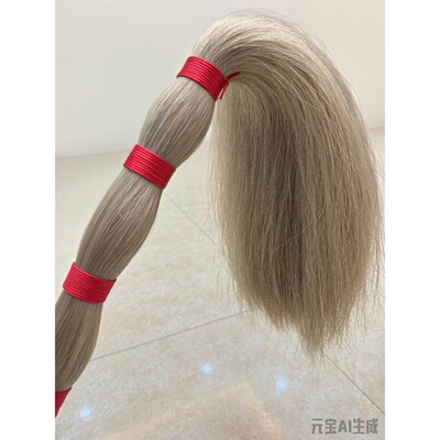 优质白马尾毛 动物毛鬃白马尾 拂尘专用马尾 可做工艺品 毛刷