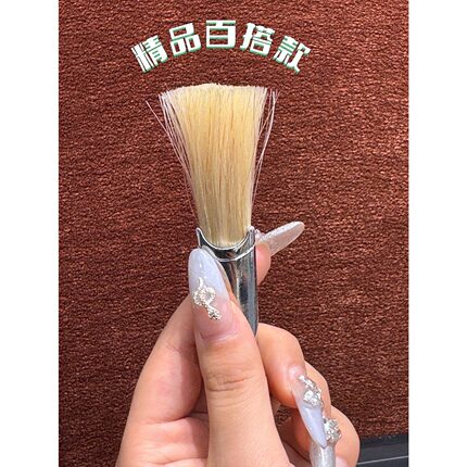 FF 高版本lema*re冷淡风马鬃毛项链车静媛同款流苏毛刷毛衣链女