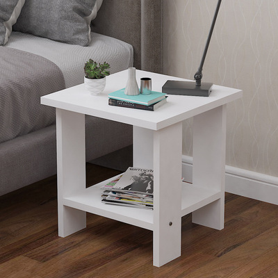 Small tea table mini square table bedside table  Sofa side