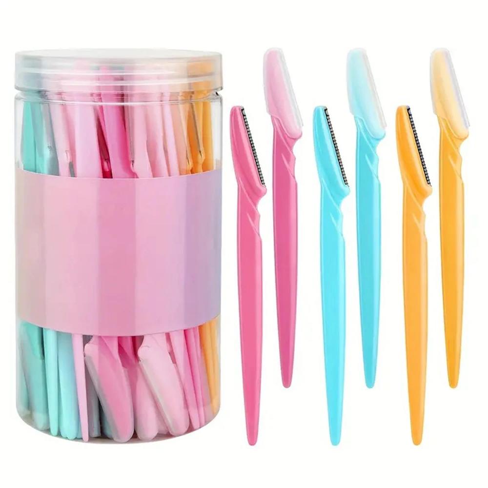 30 Pcs Eyebrow Razor For Women, Multipurpose Exfoliating Der