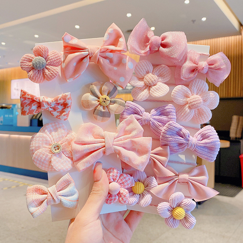 Children's hair clip cute bow clip for girls女孩甜美发夹饰品