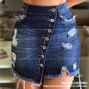 Skirt Size Denim Skirts Women Ladies Jeans Big Dresses short