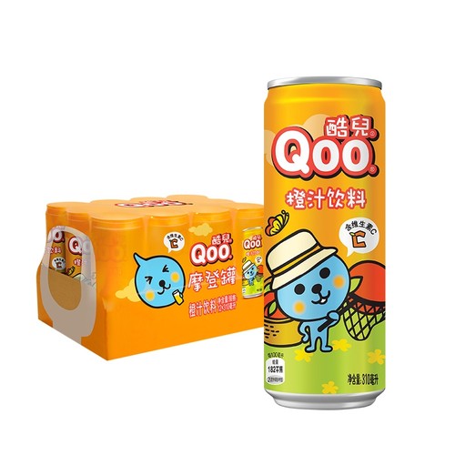 美汁源酷儿果味饮料橙汁汽水广州