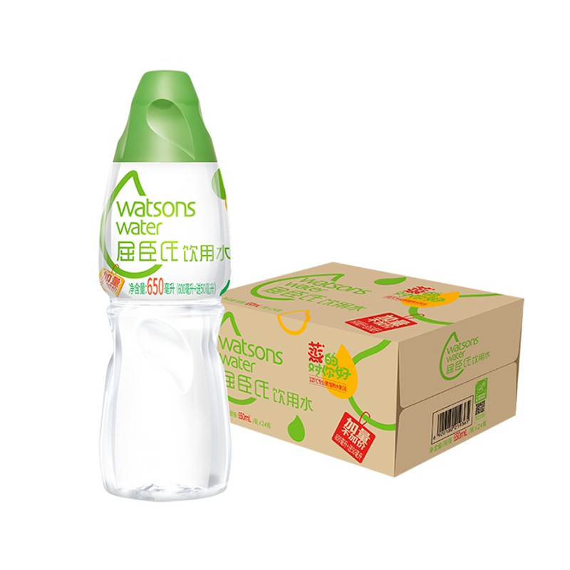 屈臣氏蒸馏制法饮用水650ml