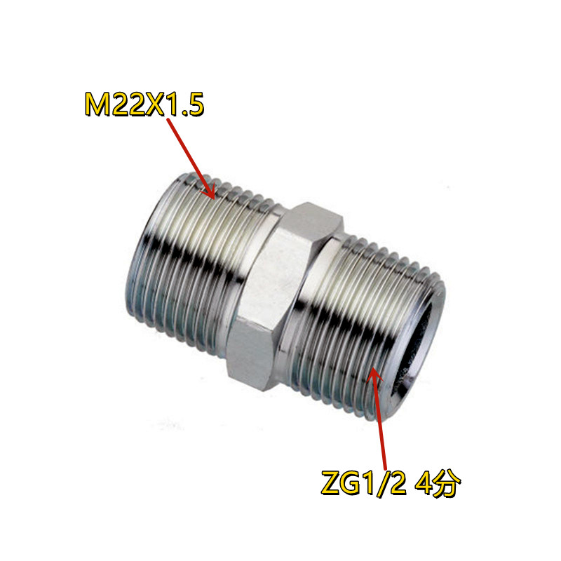 304六角外丝公制英制外牙M20X1.5
