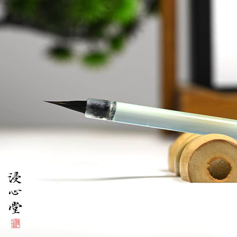 【潇潇知安定制款】明月黑尖紫毫文征明灵飞经 草堂十志小楷书法