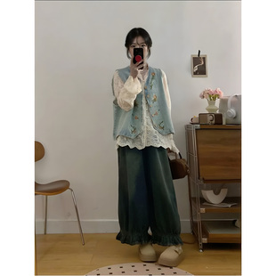 2026夏季新款韩版宽松显瘦牛仔马甲女高级感别致独特宽松叠穿马夹