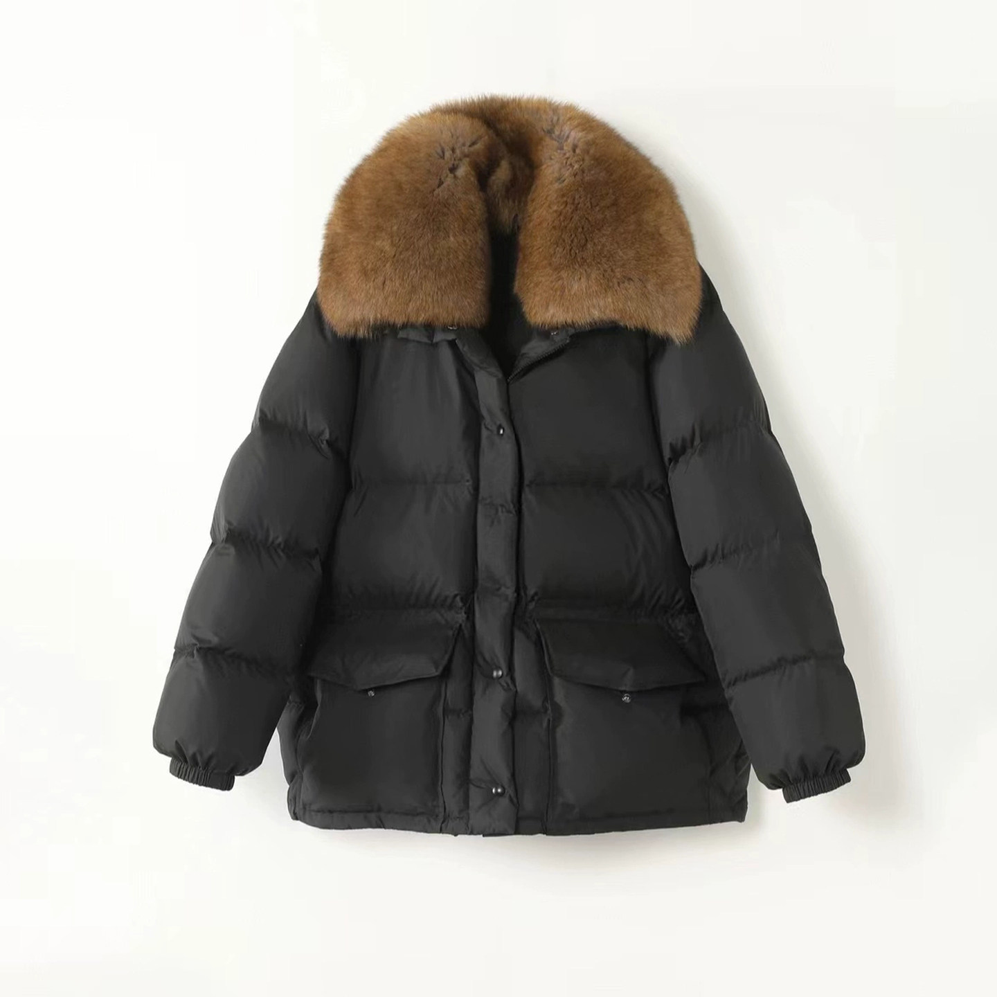 【脸盆鹅王】狐狸毛领鹅羽绒服