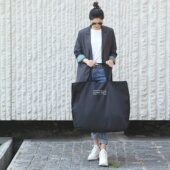 大容量防水行李袋入院待产包包被子购物袋简约收纳袋外出手提袋