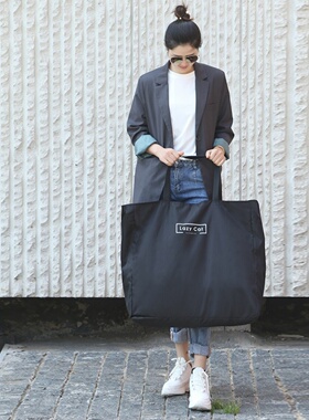 大容量防水行李袋入院待产包包被子购物袋简约收纳袋外出手提袋