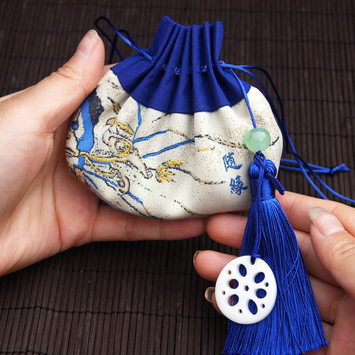 中国风宫廷荷包香囊包空袋子古风随身汉服汽车香袋礼物端午节香包