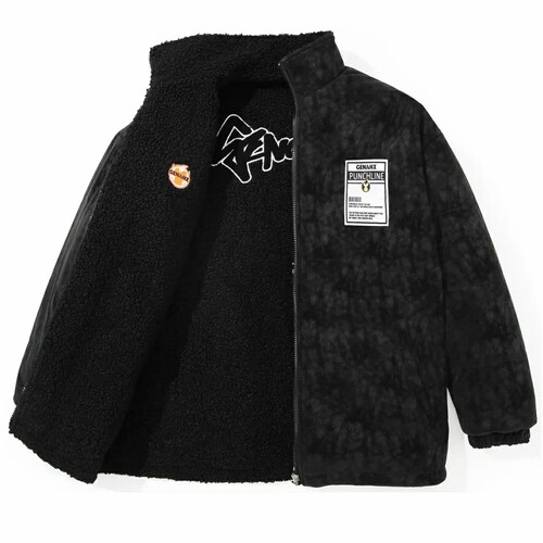 GENANX闪电潮牌颗粒绒棉服