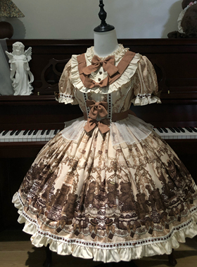 【全款】玩偶之诗原创lolita洛丽塔连衣裙op古早感doll感日常洋装