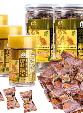广东老字号济公喉宝陈皮瓶装袋装独立装佛手果干陈皮休闲零食小吃