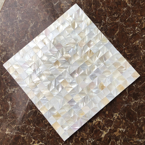 贝壳马赛克无缝密拼自粘式内墙