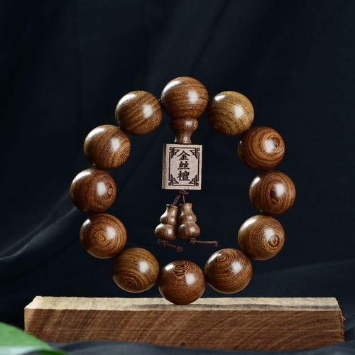 檀手串.男女天然檀木手链佛珠