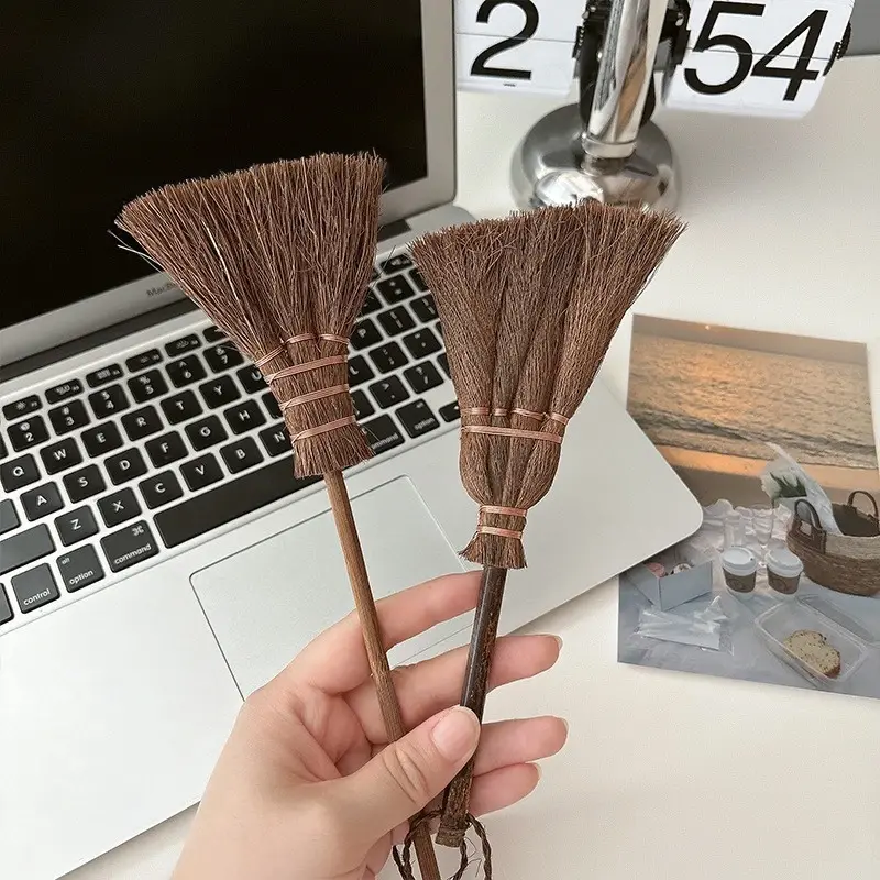 扫把桌面小巧扫帚键盘清洁棕毛